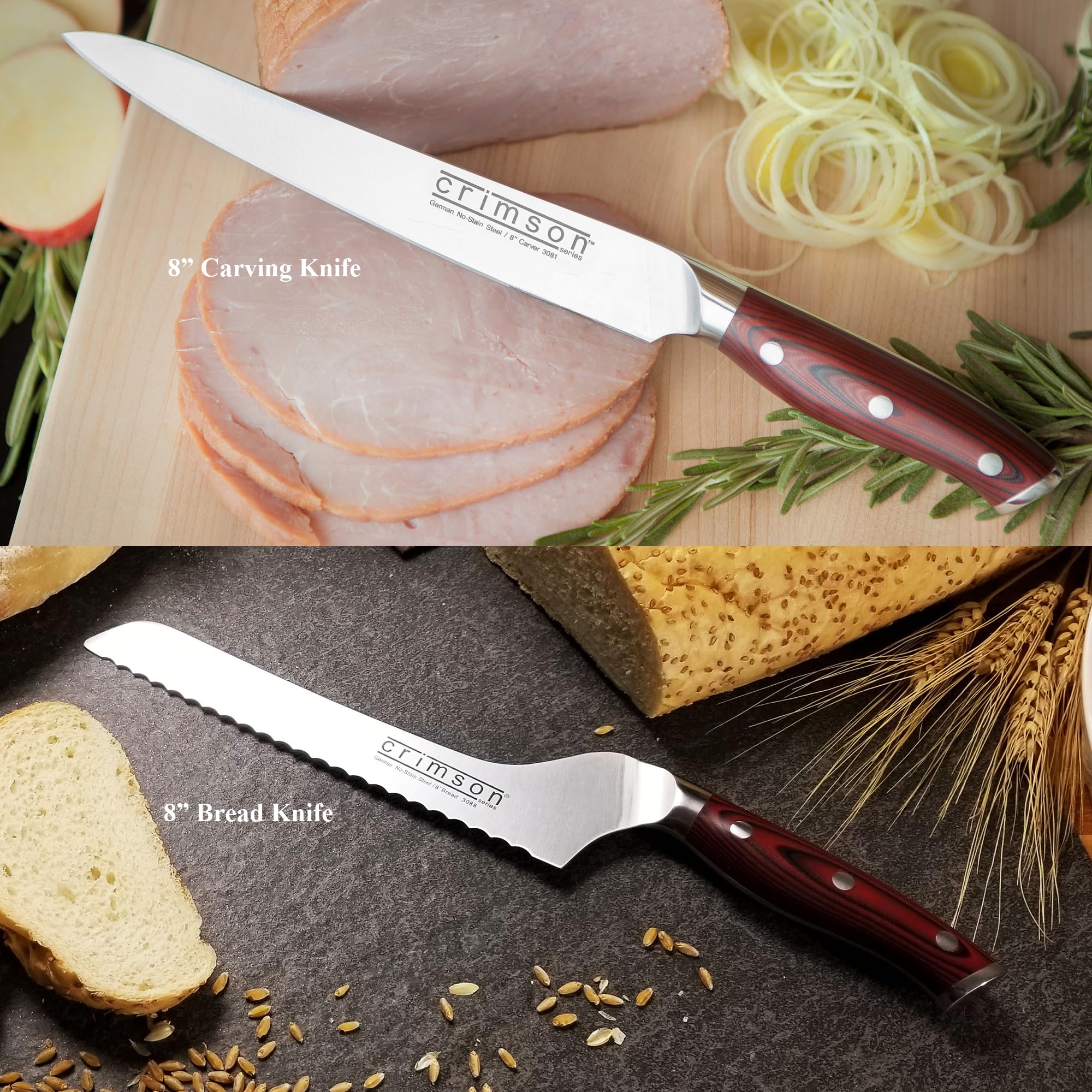 包丁・ナイフ 10本セット Amazon | XINZUO ドイツ製1.4116ステンレス鋼5本包丁セット